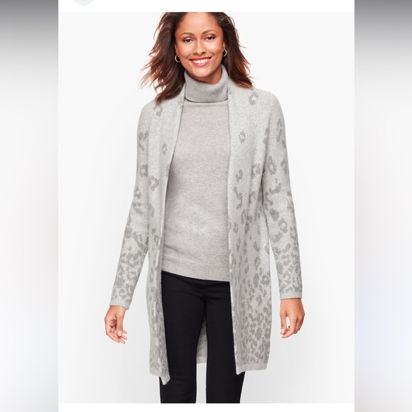 Talbots Sweaters - Ombre Animal Print Flyaway Cardigan Talbots MP